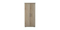 Armoire, garde-robe, collection TOM, 2 portes 80 cm, penderie intégrée chêne sonoma