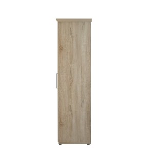 Armoire, garde-robe, collection TOM, 2 portes 80 cm, penderie intégrée chêne sonoma