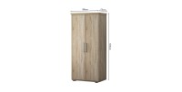 Armoire, garde-robe, collection TOM, 2 portes 80 cm, penderie intégrée chêne sonoma