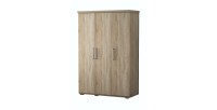Armoire, garde-robe, collection TOM, 3 portes 120 cm, penderie intégrée chêne sonoma