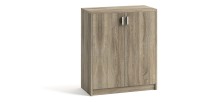 Commode TOLLY 2 portes, 85 cm coloris chêne sonoma