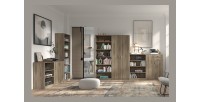 Commode TOLLY 2 portes, 85 cm coloris chêne sonoma