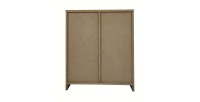 Commode  TOLLY 2 portes, 2 tiroirs, 85cm coloris chêne sonoma