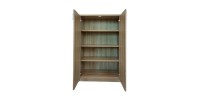 Commode TOLLY 2 portes, 110 cm coloris chêne sonoma