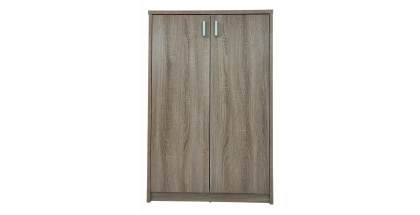 Commode TOLLY 2 portes, 110 cm coloris chêne sonoma