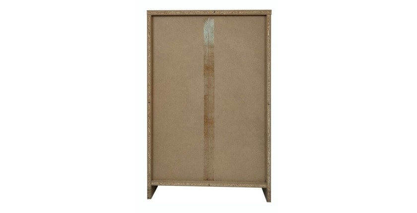Petite bibliothèque design 2 étagères, coloris chêne clair collection TOLLY