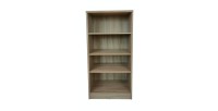 Bibliothèque  design 3 étagères, coloris chêne clair collection TOLLY