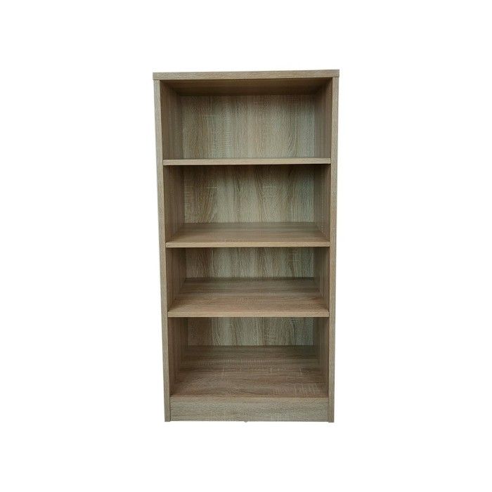 Bibliothèque  design 3 étagères, coloris chêne clair collection TOLLY