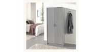Garde Robe REY, armoire 2 portes idéal pour votre entrée ou votre buanderie
