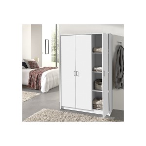 Garde Robe REY, armoire 3 portes idéal pour votre entrée, votre buanderie ou votre sdb
