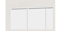 Garde Robe REY, armoire 3 portes idéal pour votre entrée, votre buanderie ou votre sdb
