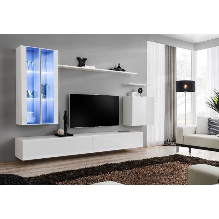 Étagère murale 60cm collection SWITCH. Coloris blanc.