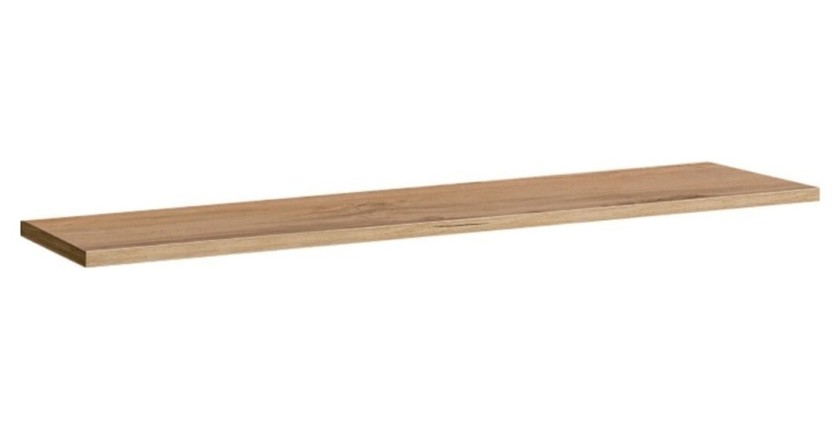 Étagère murale 120cm collection SWITCH. Coloris chêne wotan.