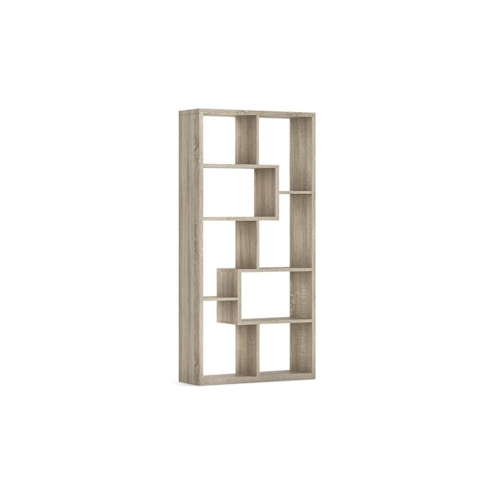 Bibliothèque large design, coloris bois clair collection SPLOT