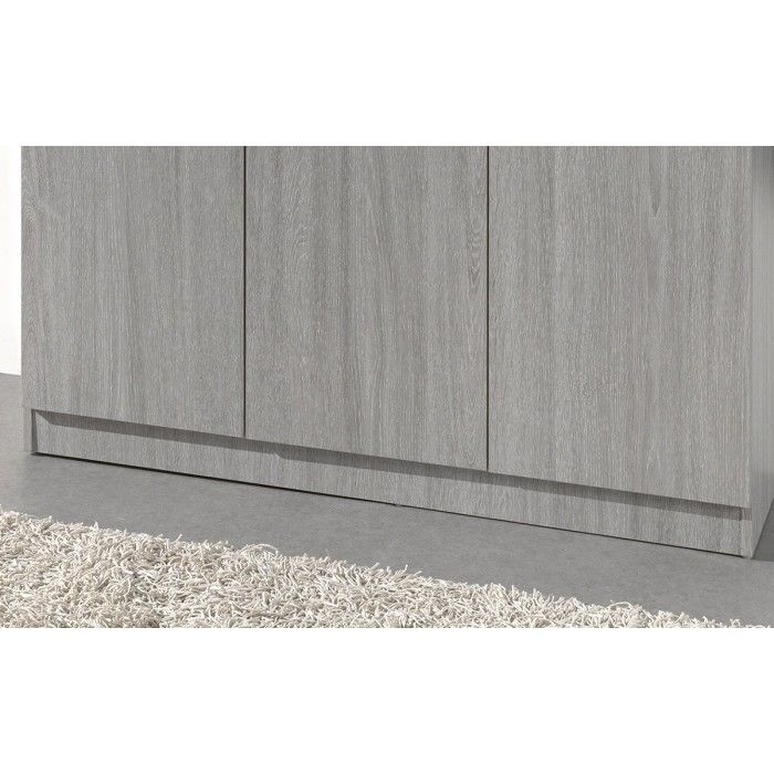 Garde Robe REY, armoire 3 portes idéal pour votre entrée, votre buanderie ou votre sdb