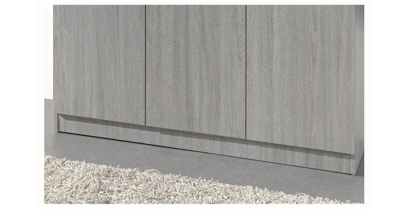 Garde Robe REY, armoire 3 portes idéal pour votre entrée, votre buanderie ou votre sdb