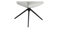Chaise 'IRIS' Pivotant Tissu Sable