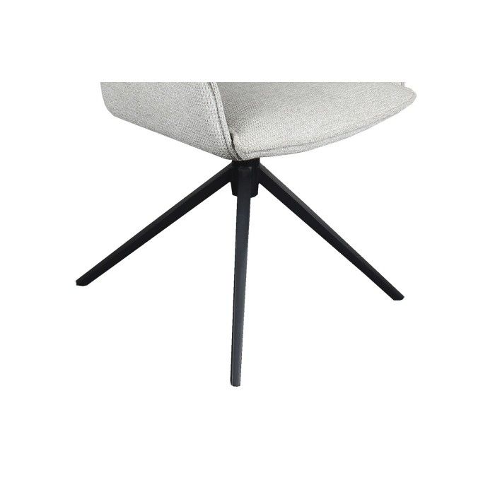Chaise 'IRIS' Pivotant Tissu Sable