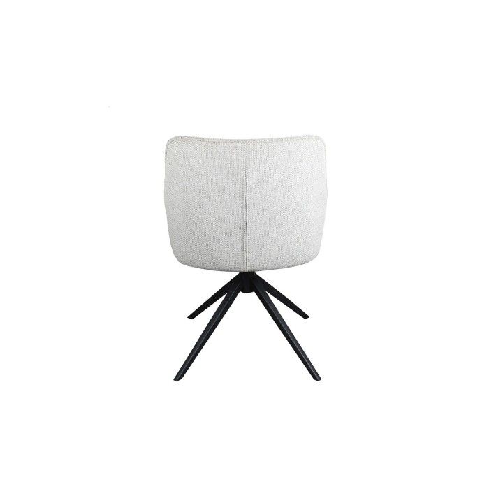 Chaise 'IRIS' Pivotant Tissu Sable