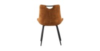 Chaise 'NINO' Velours Or, dimension H84 x L56 x P62.5, idéal pour votre cuisine ou salle à manger