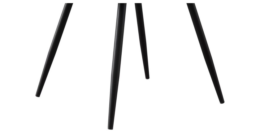 Chaise 'NINO' Velours Petrol, dimension H84 x L56 x P62.5, idéal pour votre cuisine ou salle à manger