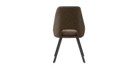 Chaise revêtement Bouclé pour salle à manger coloris Sable. Collection FILA