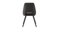 Chaise revêtement Bouclé pour salle à manger coloris Gris. Collection FILA