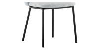 Chaise 'ARTHUS' Tissu Gris clair, dimension H76 x L52 x P54, idéal pour votre cuisine ou salle à manger