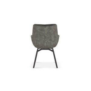 Chaise MADO Pivotant Velours Vert, dimension H84 x L63 x P63, idéal pour votre cuisine ou salle à manger