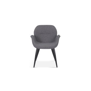 Chaise MAXIMA Tissu Gris, dimension H85 x L64 x P60, idéal pour votre cuisine ou salle à manger