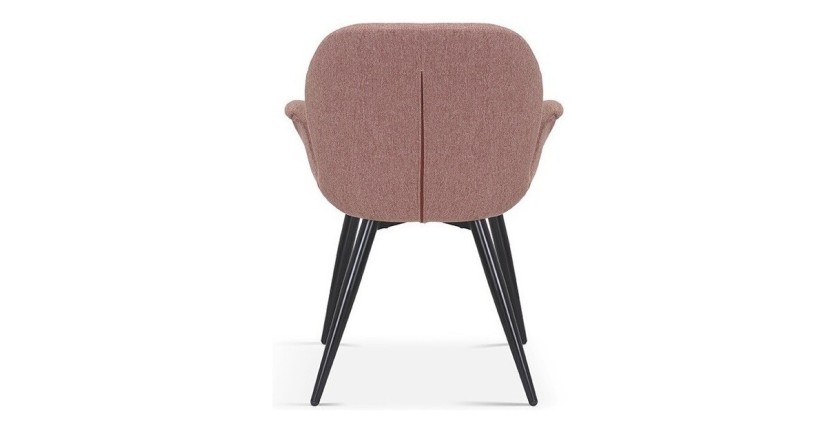 Chaise MAXIMA Tissu Rose, dimension H85 x L64 x P60, idéal pour votre cuisine ou salle à manger