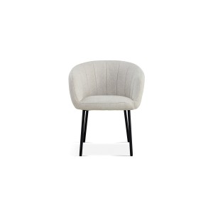 Chaise SEVILLE Tissu beige, dimension H79 x L57 x P62, idéal pour votre cuisine ou salle à manger