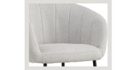 Chaise SEVILLE Tissu beige, dimension H79 x L57 x P62, idéal pour votre cuisine ou salle à manger