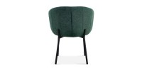 Chaise SEVILLE Tissu Vert, dimension H79 x L57 x P62, idéal pour votre cuisine ou salle à manger