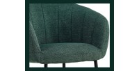 Chaise SEVILLE Tissu Vert, dimension H79 x L57 x P62, idéal pour votre cuisine ou salle à manger