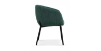 Chaise SEVILLE Tissu Vert, dimension H79 x L57 x P62, idéal pour votre cuisine ou salle à manger