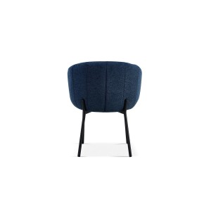 Chaise SEVILLE Tissu Bleu, dimension H79 x L57 x P62, idéal pour votre cuisine ou salle à manger