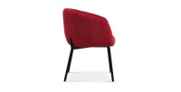 Chaise SEVILLE Tissu Rouge, dimension H79 x L57 x P62, idéal pour votre cuisine ou salle à manger