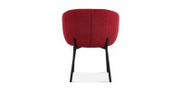 Chaise SEVILLE Tissu Rouge, dimension H79 x L57 x P62, idéal pour votre cuisine ou salle à manger