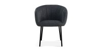 Chaise SEVILLE Tissu Gris foncé, dimension H79 x L57 x P62, idéal pour votre cuisine ou salle à manger
