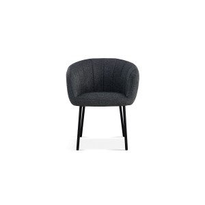 Chaise SEVILLE Tissu Gris foncé, dimension H79 x L57 x P62, idéal pour votre cuisine ou salle à manger