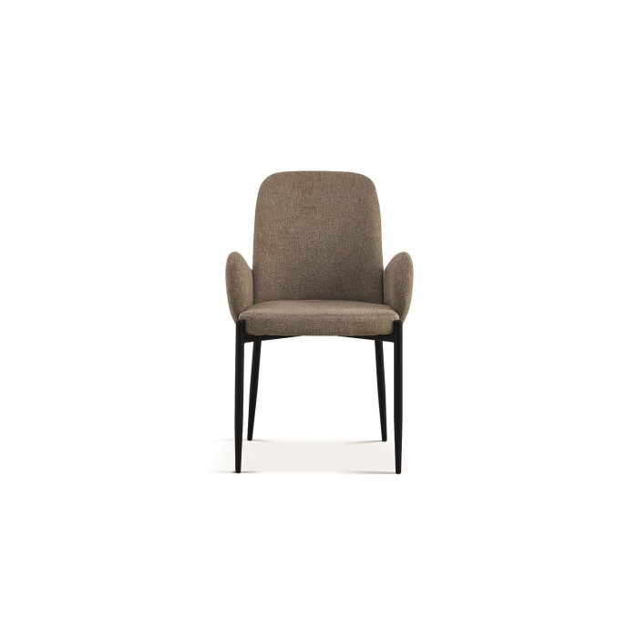 Chaise BALBOA Tissu Bouclé Sable, dimension H88 x L60 x P57, idéal pour votre cuisine ou salle à manger