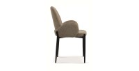 Chaise BALBOA Tissu Bouclé Sable, dimension H88 x L60 x P57, idéal pour votre cuisine ou salle à manger