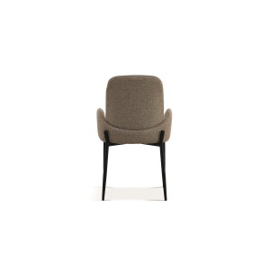 Chaise BALBOA Tissu Bouclé Sable, dimension H88 x L60 x P57, idéal pour votre cuisine ou salle à manger