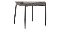 Chaise BALBOA Tissu Bouclé Gris, dimension H88 x L60 x P57, idéal pour votre cuisine ou salle à manger