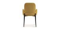 Chaise BALBOA Tissu Jaune, dimension H88 x L60 x P57, idéal pour votre cuisine ou salle à manger