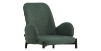 Chaise BALBOA Tissu Vert, dimension H88 x L60 x P57, idéal pour votre cuisine ou salle à manger