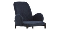 Chaise BALBOA Tissu Bleu, dimension H88 x L60 x P57, idéal pour votre cuisine ou salle à manger