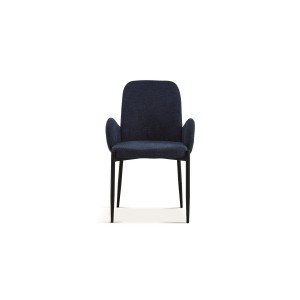 Chaise BALBOA Tissu Bleu, dimension H88 x L60 x P57, idéal pour votre cuisine ou salle à manger