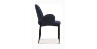 Chaise BALBOA Tissu Bleu, dimension H88 x L60 x P57, idéal pour votre cuisine ou salle à manger